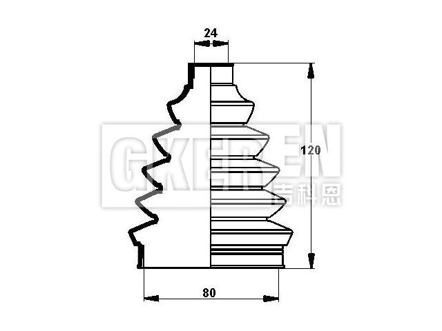 球笼防尘罩 CV Boot:04438-02081