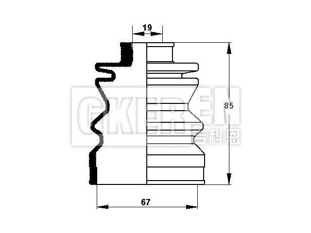 球笼防尘罩 CV Boot:44118-86061