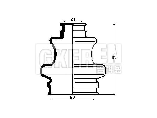 球笼防尘罩 CV Boot:202 357 00 91