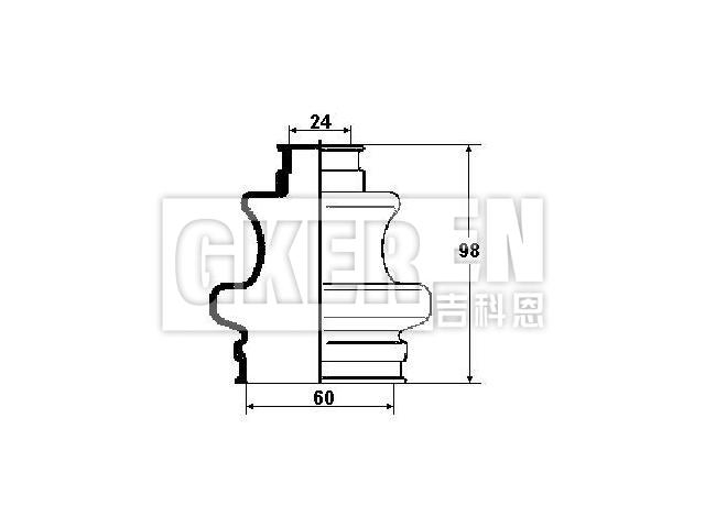 球笼防尘罩 CV Joint:210 350 05 37