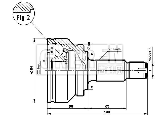 球笼修理包 CV Joint Kit:BAU5467