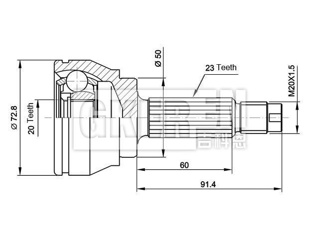 球笼修理包 CV Joint Kit:79TT3K187AA