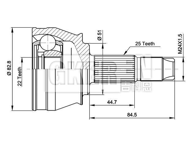 球笼修理包 CV Joint Kit:46307234