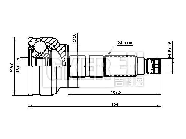 球笼修理包 CV Joint Kit:28091-KA390