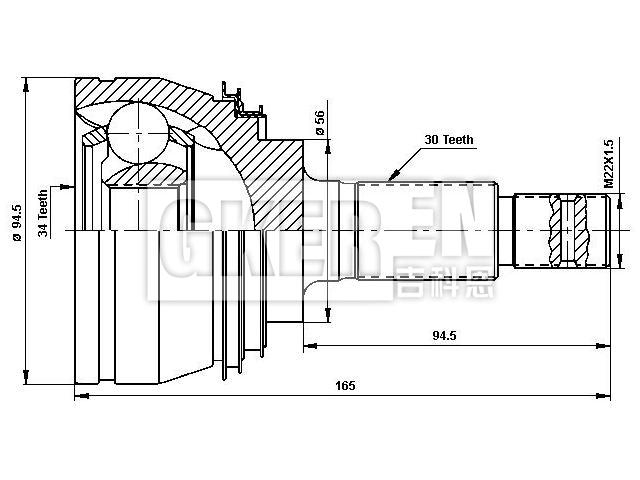 球笼修理包 CV Joint Kit:43410-06090