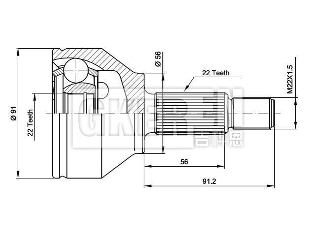 球笼修理包 CV Joint Kit:46307406