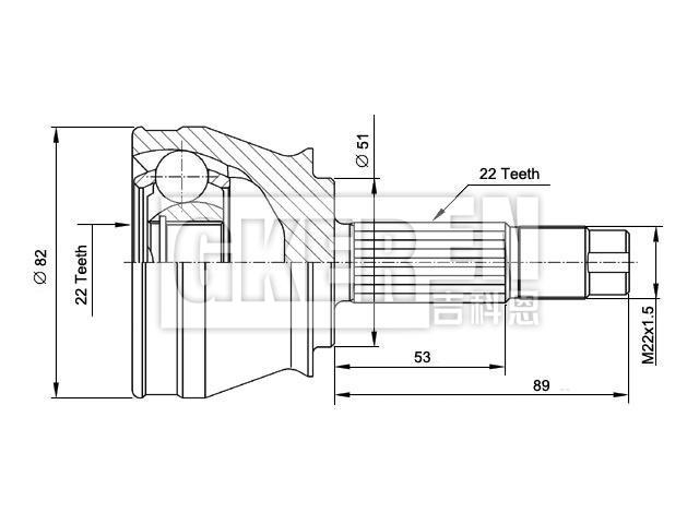球笼修理包 CV Joint Kit:46307366
