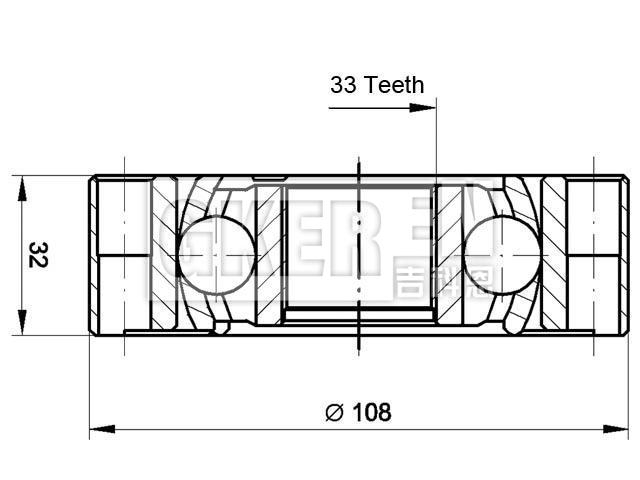 球笼修理包 CV Joint Kit:701 498 103