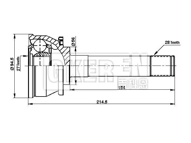 球笼修理包 CV Joint Kit:MB620326