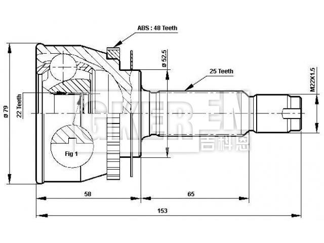 球笼修理包 CV Joint Kit:49500-1C260