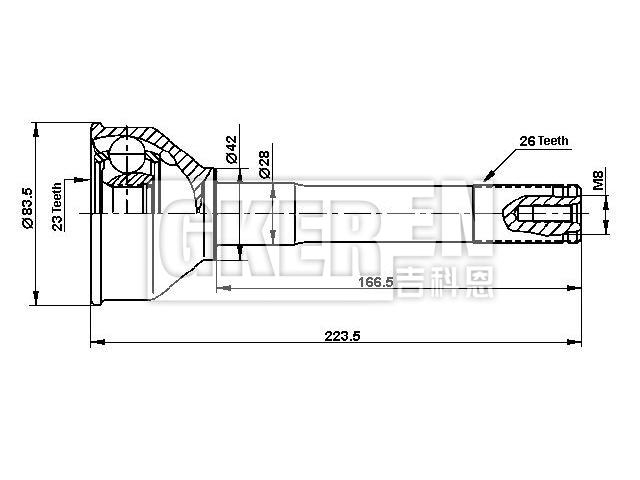 球笼修理包 CV Joint Kit:43420-87605
