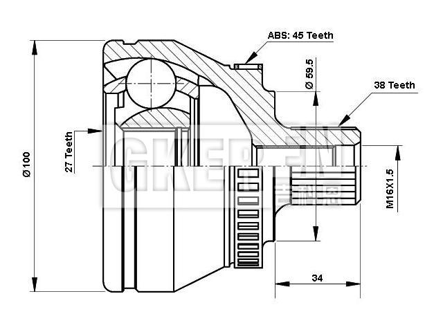 球笼修理包 CV Joint Kit:8E0 498 099 C