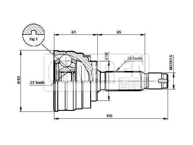 球笼修理包 CV Joint Kit:MB297818