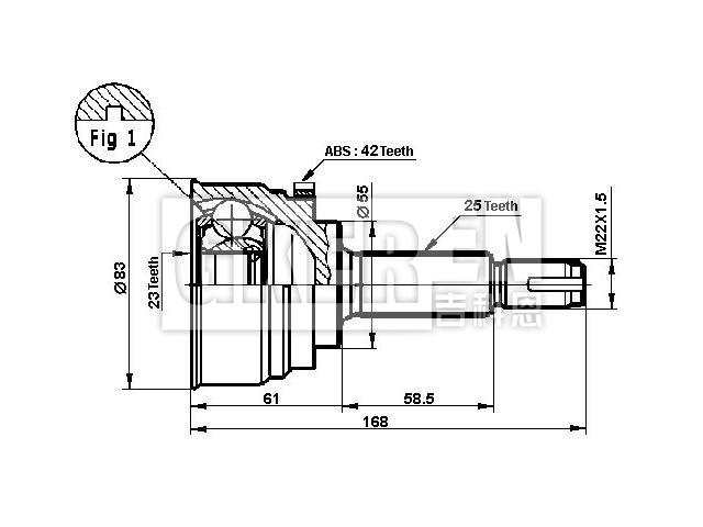 球笼修理包 CV Joint Kit:39100-40Y15