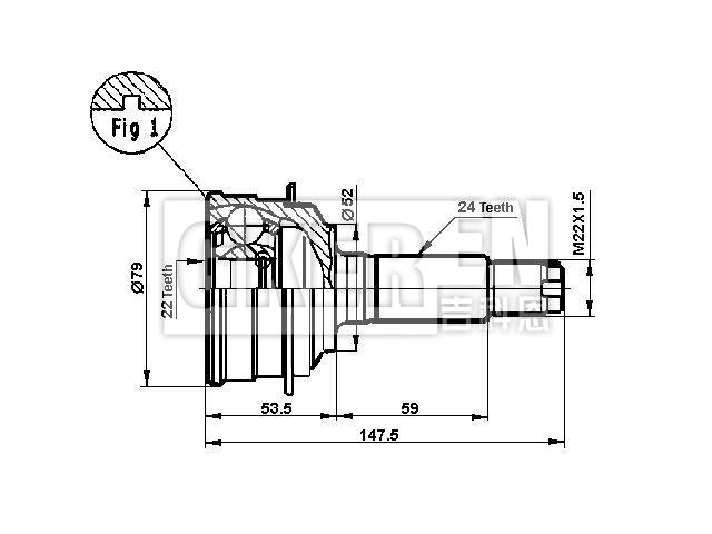 球笼修理包 CV Joint Kit:43410-87745