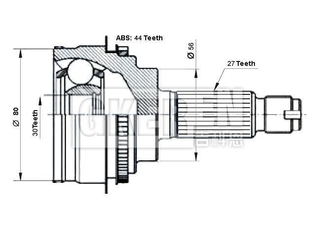 球笼修理包 CV Joint Kit:28021-AC200