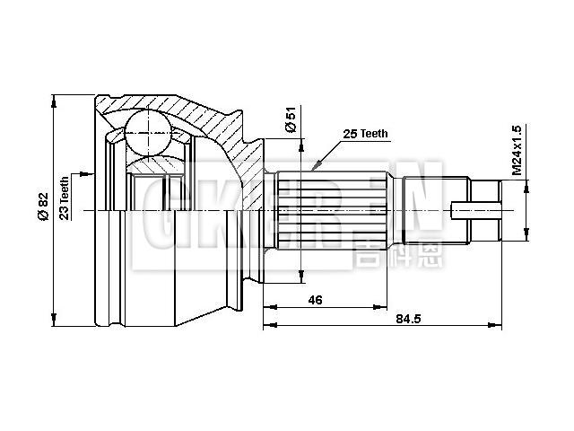 球笼修理包 CV Joint Kit:1603406