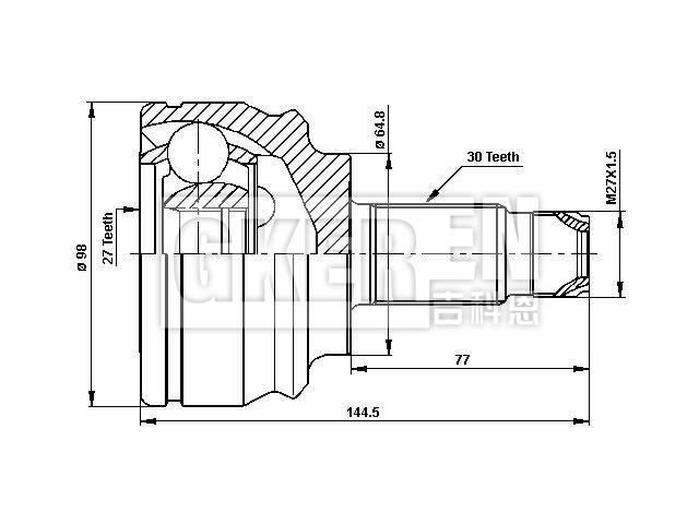 球笼修理包 CV Joint Kit:31 60 7 565 313