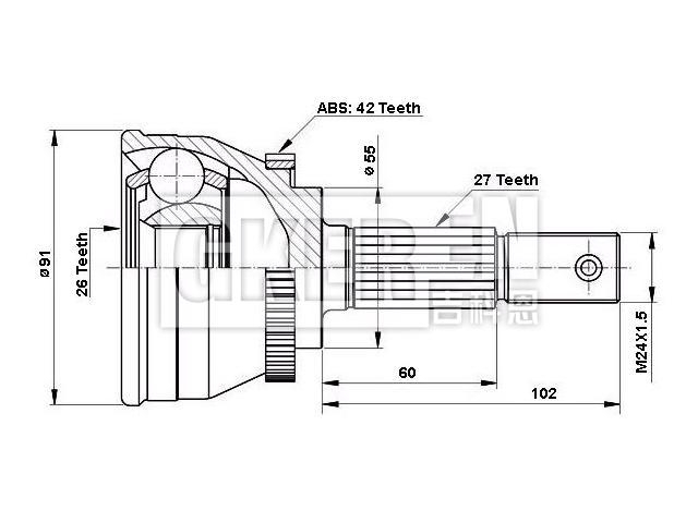球笼修理包 CV Joint Kit:39211-5M426