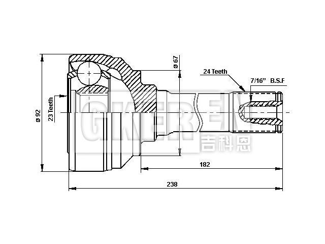 球笼修理包 CV Joint Kit:AEU2522