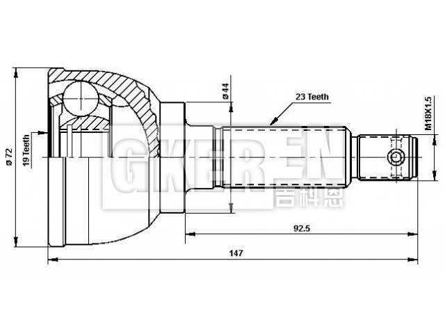 球笼修理包 CV Joint Kit:44101-78011