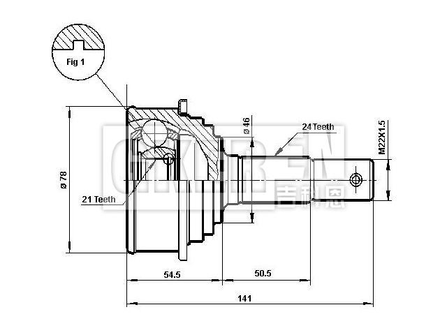 球笼修理包 CV Joint Kit:43420-87732