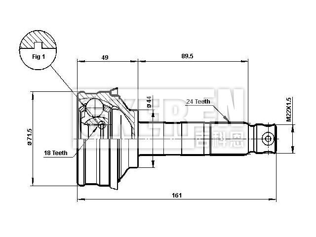 球笼修理包 CV Joint Kit:43420-87224