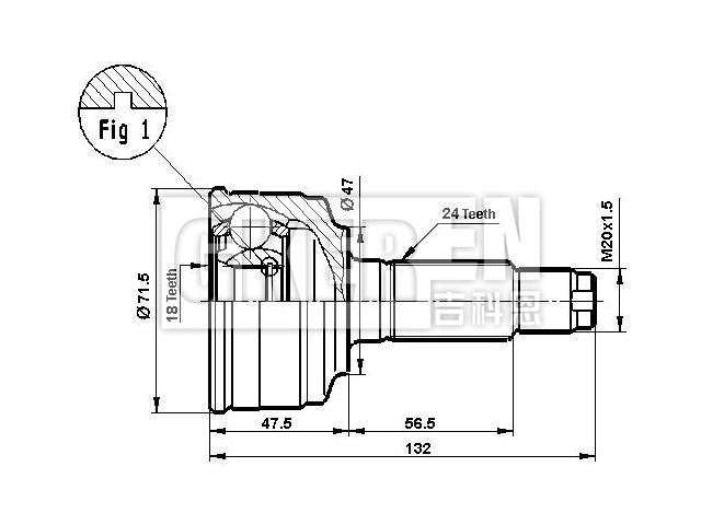 球笼修理包 CV Joint Kit:43420-97214