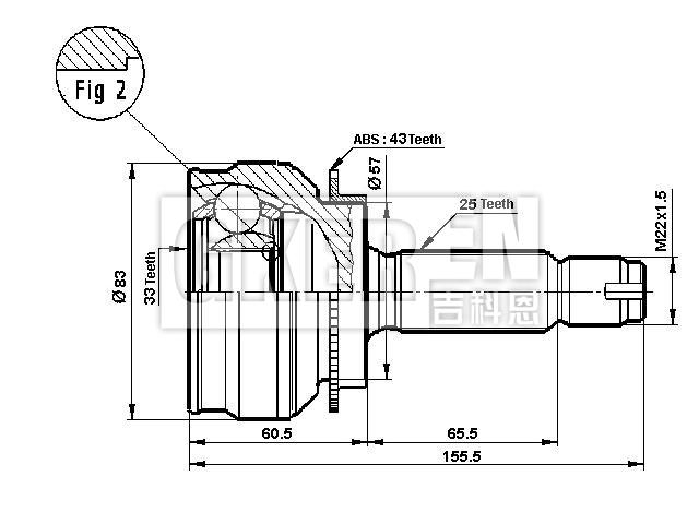 球笼修理包 CV Joint Kit:MR581309