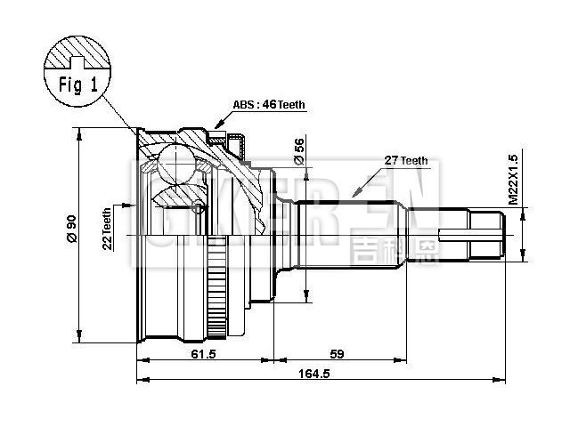 球笼修理包 CV Joint Kit:39100-23U00