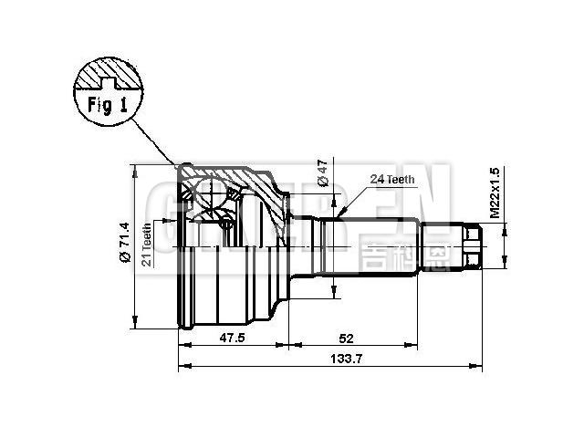 球笼修理包 CV Joint Kit:43420-97403