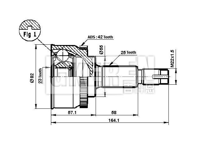 球笼修理包 CV Joint Kit:39101-4M575