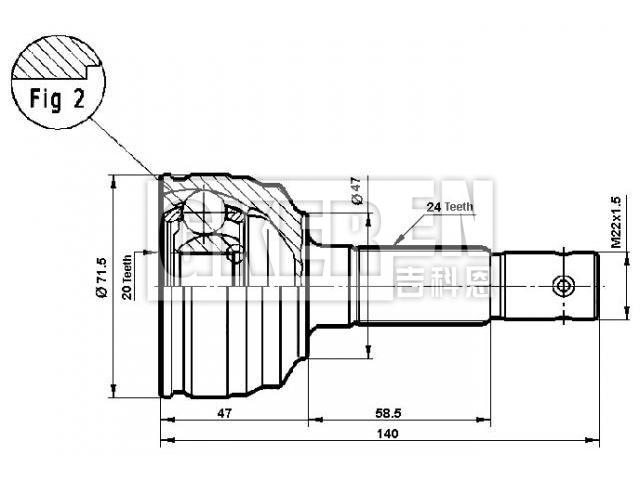 球笼修理包 CV Joint Kit:43410-97403